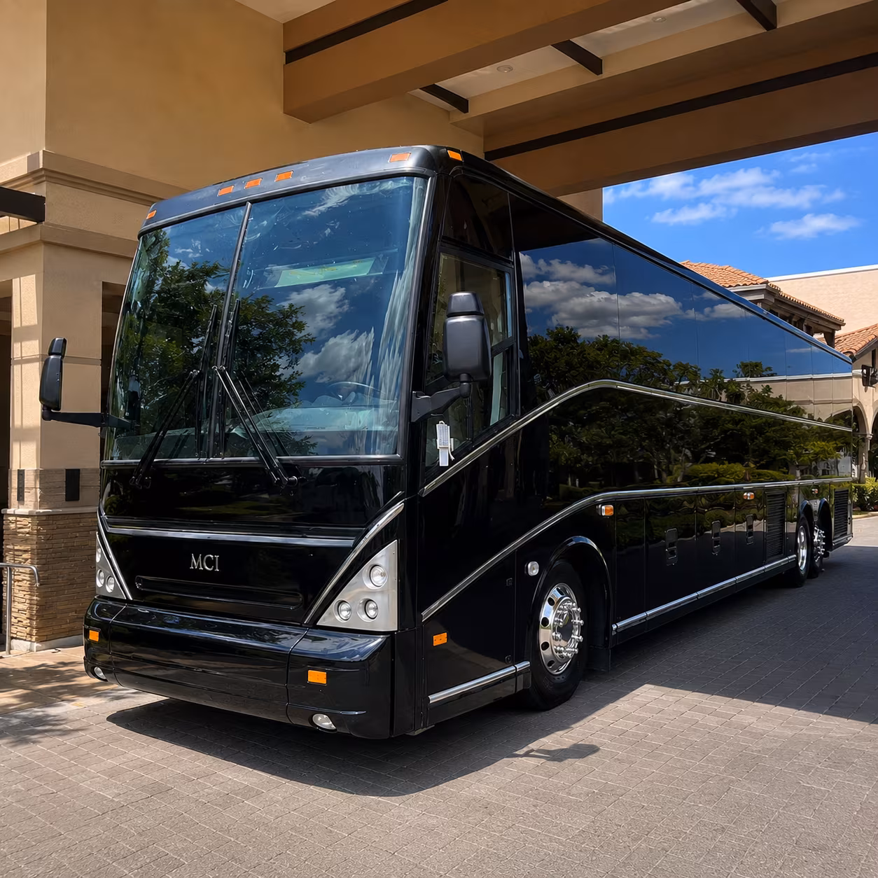 charter bus transportation to whiteman air force base and regional military installations