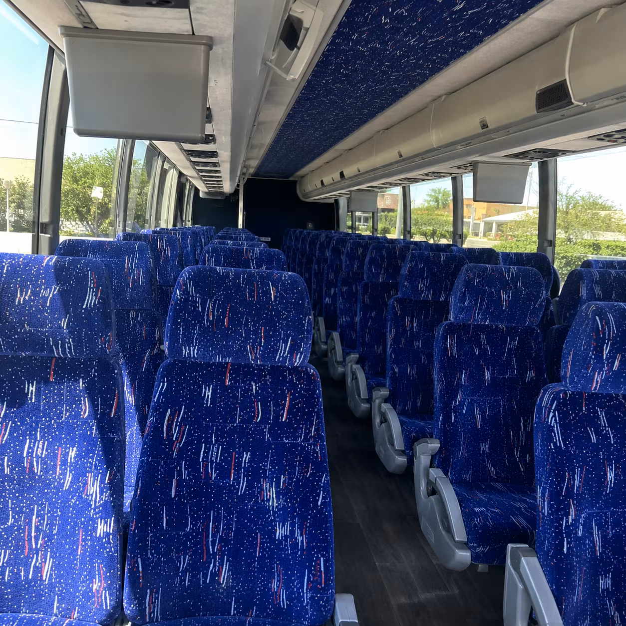 independence charter bus interior